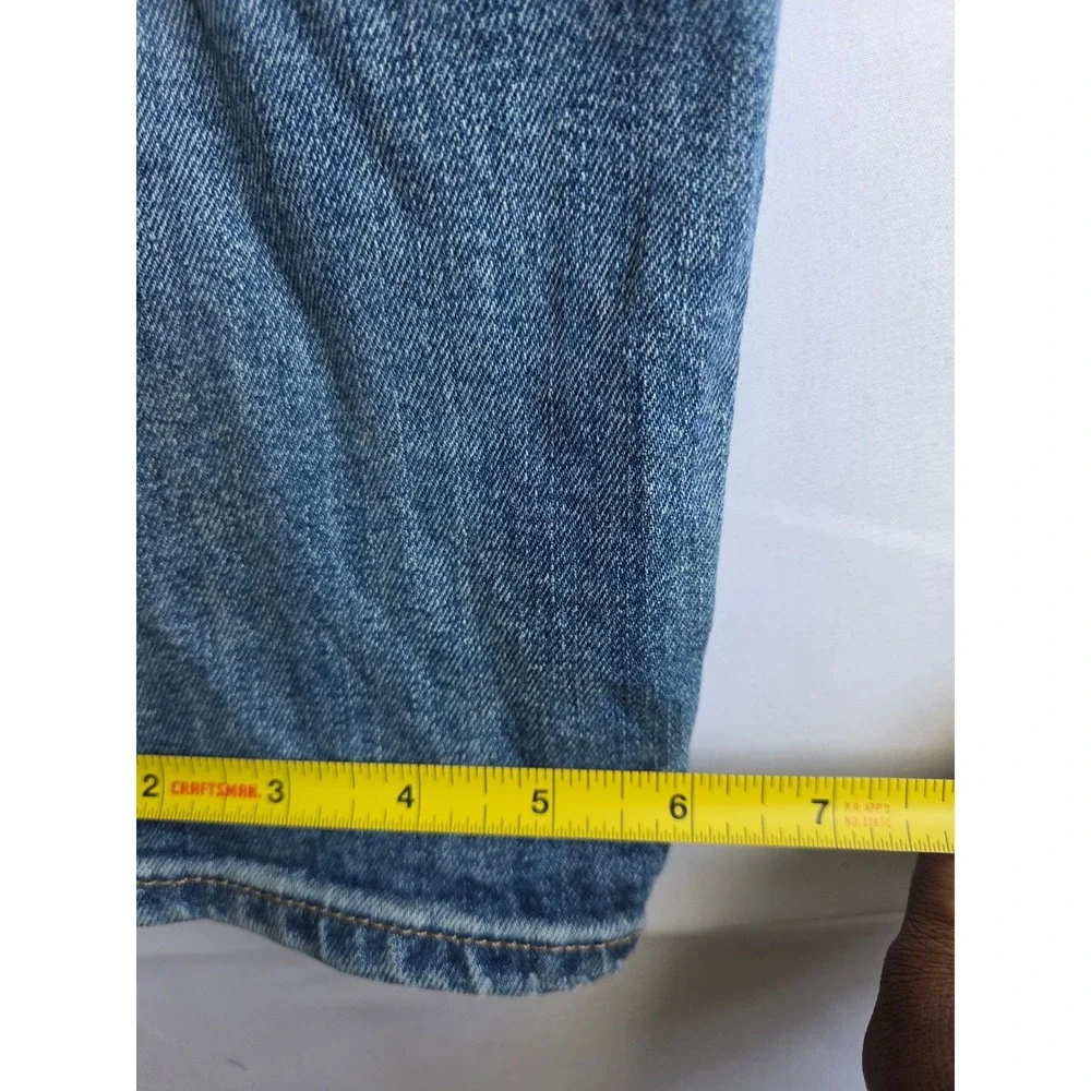 Gap  Best Girlfriend Jeans Womens Blue Medium Relaxed Mid Straight